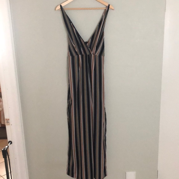 Wide leg stripped jumpsuit - Picture 1 of 4